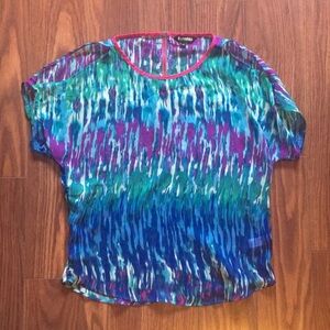 Layering tunic or swim coverup Sz XS EXPRESS